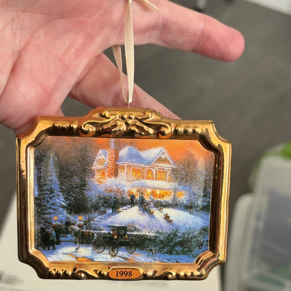 THOMAS KINKADE 1998 VICTORIAN CHRISTMAS II